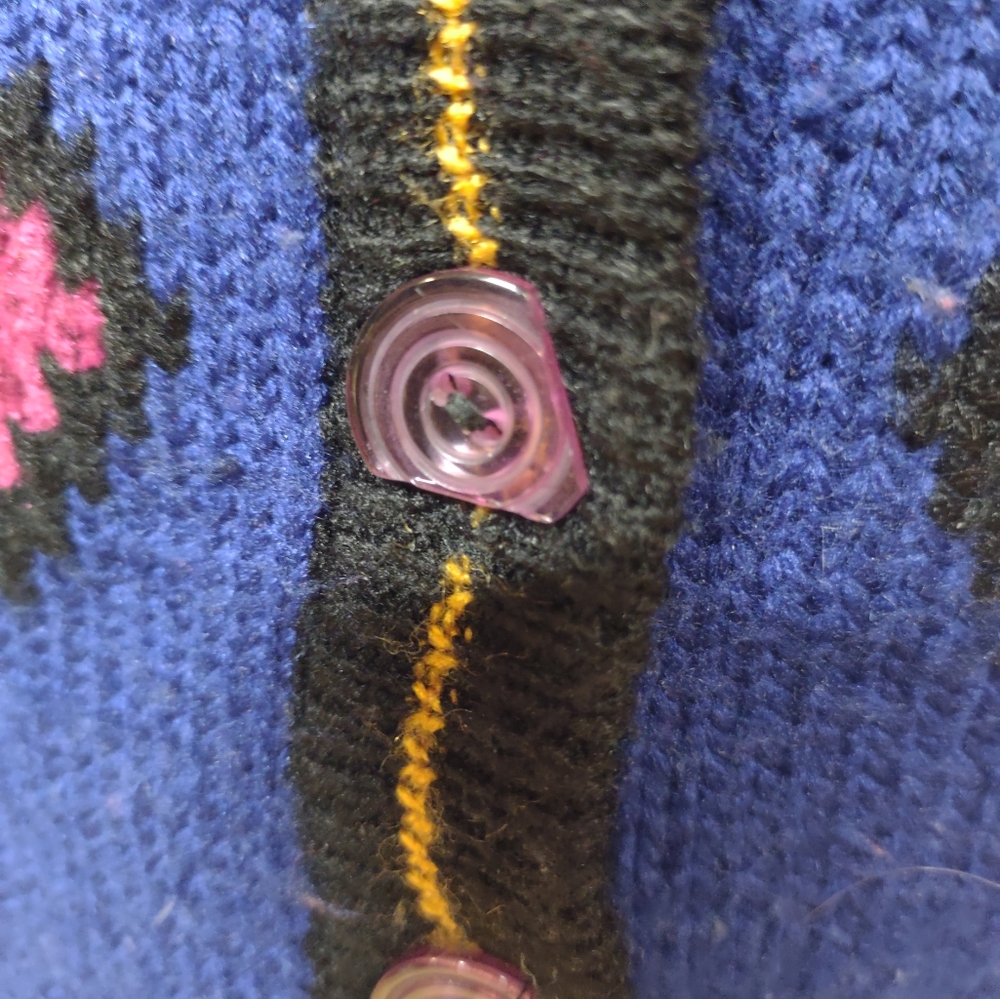 SOLD- 80s Vintage Leslie Fay cardigan - Picture 4 of 5